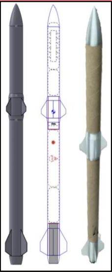SSV-I and SSV-II configuration comparison showing aft-fin control addition